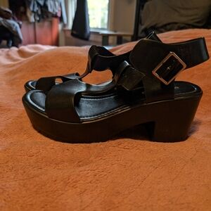 J. Adams platform sandals